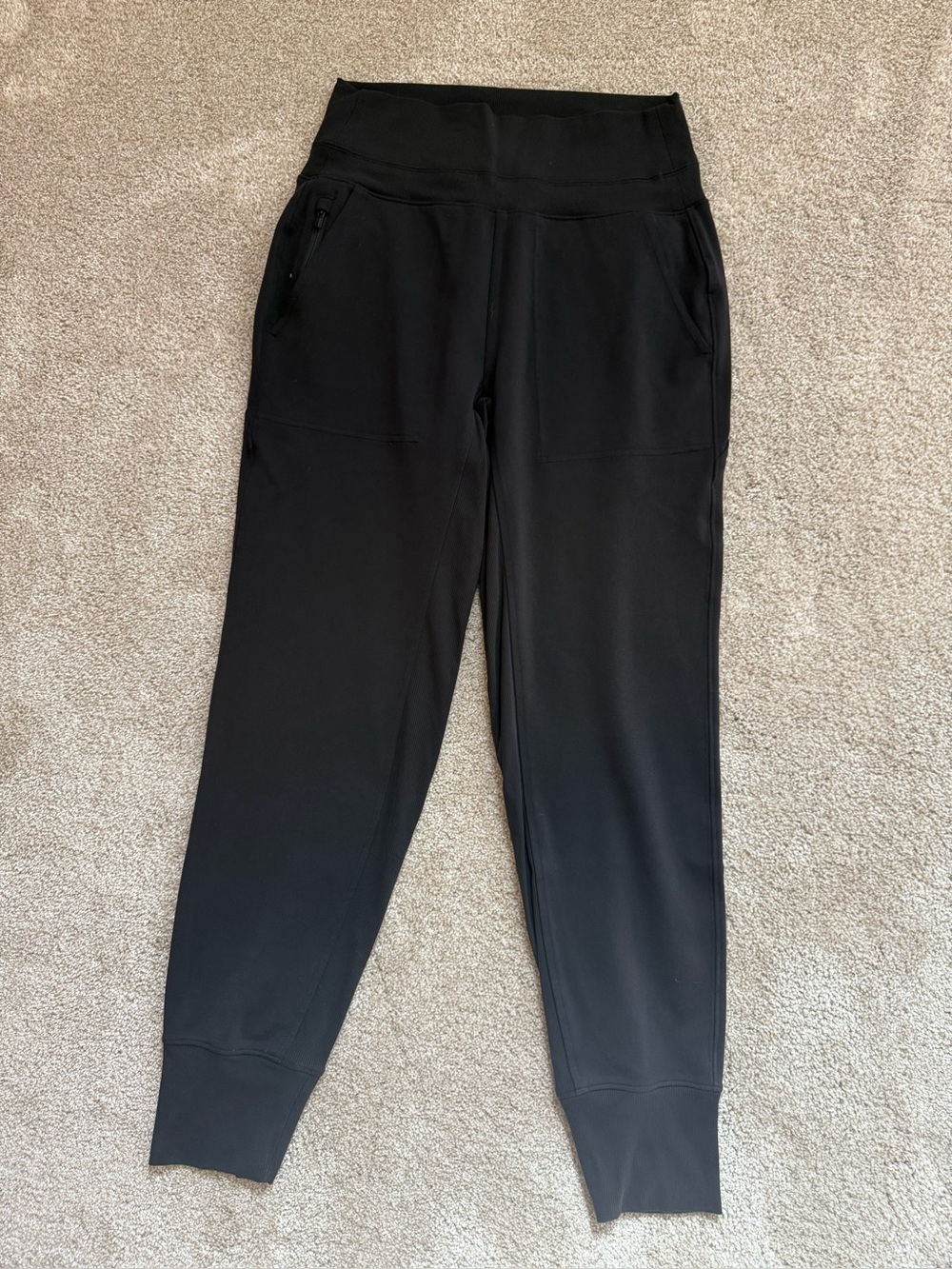 ATHLETA Black Venice High Rise Jogger Pants Size XS EUC